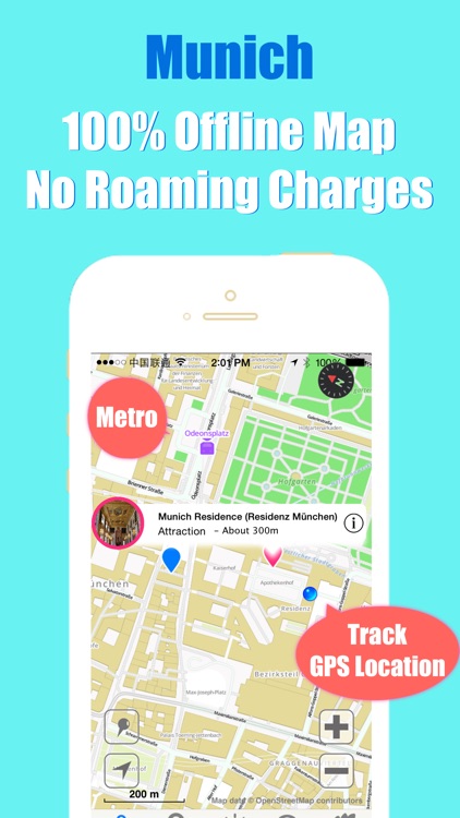 Munich travel guide and offline city map, Beetletrip Augmented Reality München bahn Metro Train and Walks screenshot-3