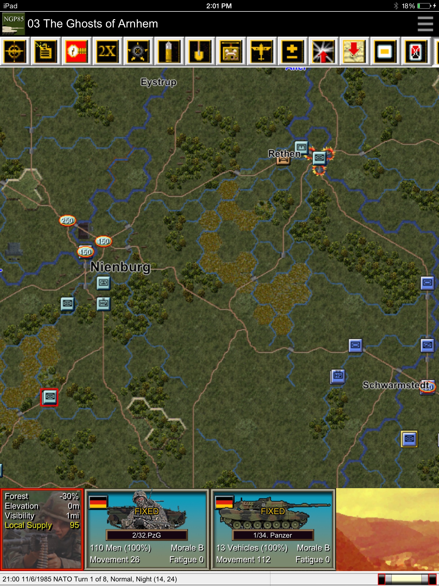 Modern Campaigns - North German Plain '85 screenshot 4