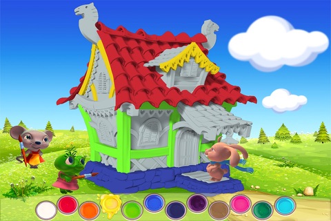 Теремок - живая и добрая интерактивная развивающая сказка для детей screenshot 3