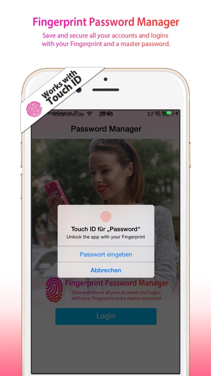 Fingerprint Password Manager for iOS 8