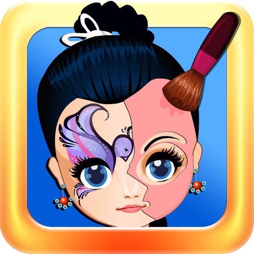 Girl Face Painting icon