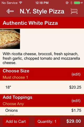 Cedar's Restaurant & Pizzeria screenshot 3