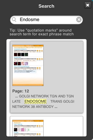 Thermo Scientific Pierce Antibodies screenshot 2