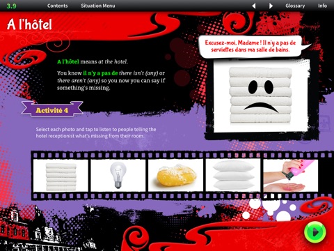 iCan Speak French Level 1 Module 4 screenshot 2
