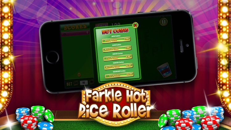 Farkle Hot Dice Roller - Deluxe 10,000 Active Casino Game (Free) screenshot-3