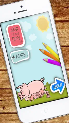 Game screenshot Farm Animals Coloring Book - color and paint pets mod apk