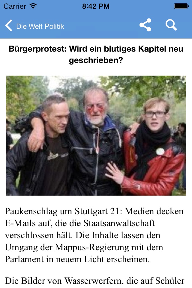 Deutsche Nachrichten screenshot 3