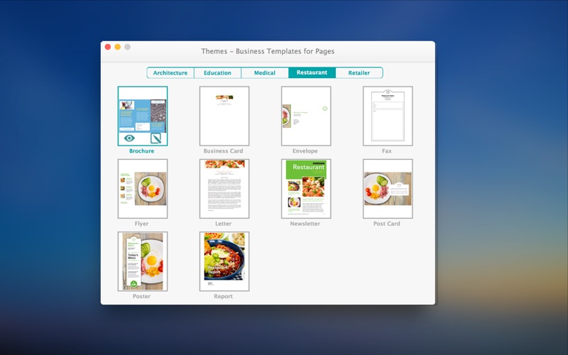 Themes - Business Templates for Pages thumbnail 4