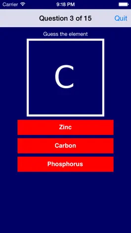 Game screenshot Atomic Element Quiz hack