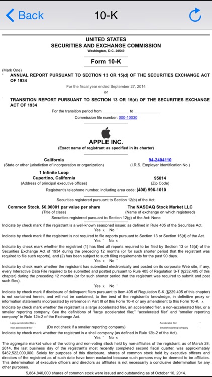 Filing Pro Free : SEC Company Filings, Report, Document with Real Time Stock Quotes, Chart Research, Watchlist screenshot-3