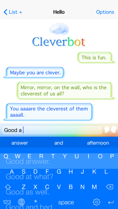 Cleverbot Screenshot 2