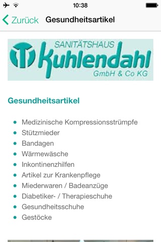 Kuhlendahl Sanitätshaus screenshot 3