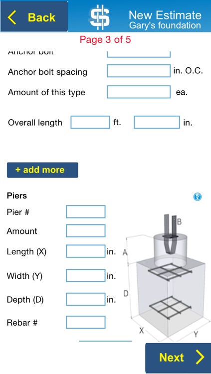 Concrete Foundation Estimator screenshot-3