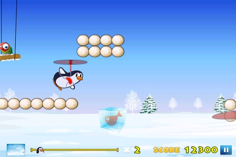 A Flying Penguin Super Igloo Happy Wing Avalanche - Simple Polar Snow Village Dash Free screenshot 2