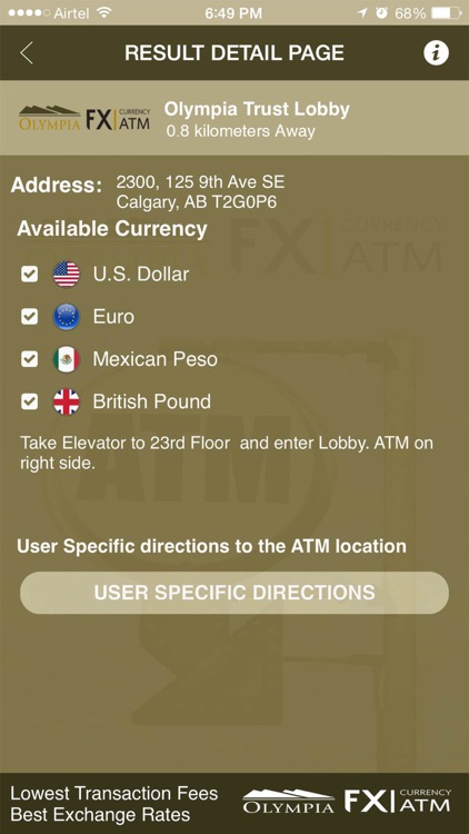 Olympia FX ATM Locator