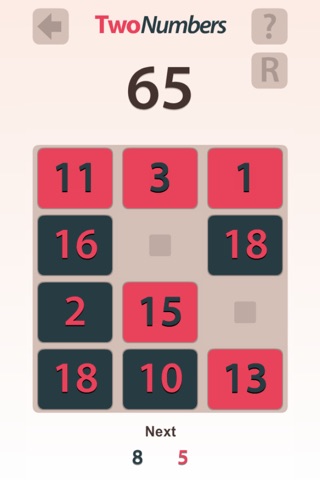 TwoNumbers screenshot 2