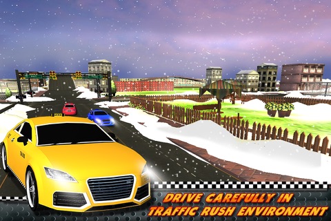 Taxi Driving Duty 3D - Car Drift Driver now Chasing the Traveler Destination in a City Traffic Rush screenshot 3