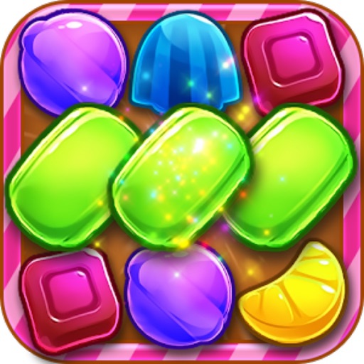 Candies Clash Mania-The best free Match 3 puzzel game for kids and family icon