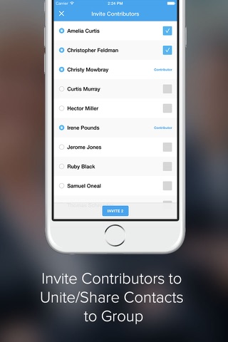 InviteUnite - Share Contacts screenshot 2