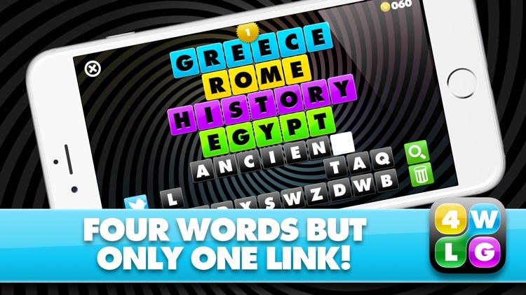 Four Word Link Game: Genius Edition