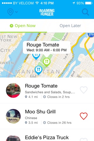 Roaming Hunger Food Truck Finder screenshot 3