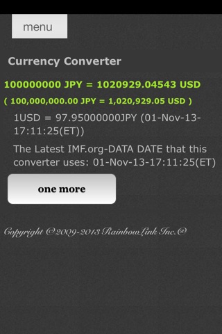 Currency Converter of the Rainbow-Link ( PRO ) screenshot 3