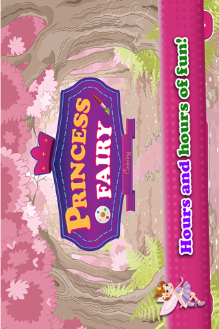 A Princess And Fairy Coloring Book For Kids - Preschool & Toddler Make Great Artwork FREE APP screenshot 2