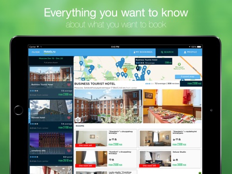 Hotels.ru для iPad - бронирование отелей по всему миру! screenshot 3