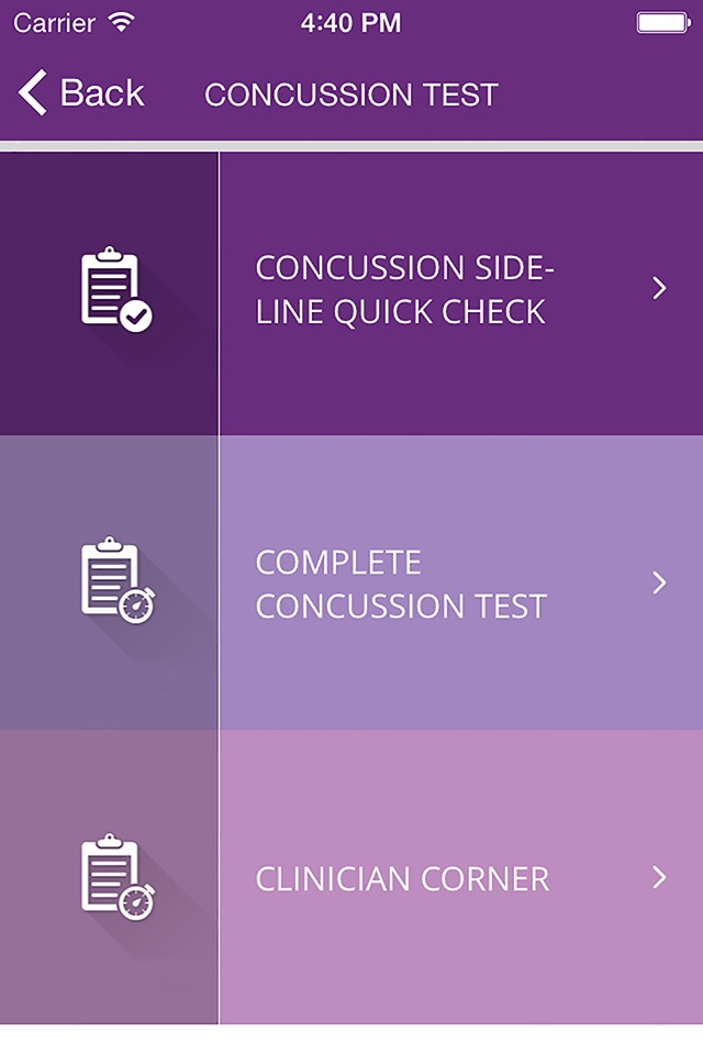 Concussion Smart screenshot 2