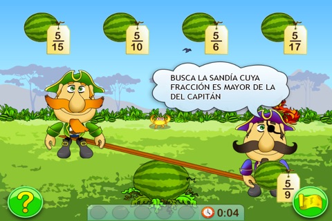 Fractions. Smart Pirates. Lite screenshot 2