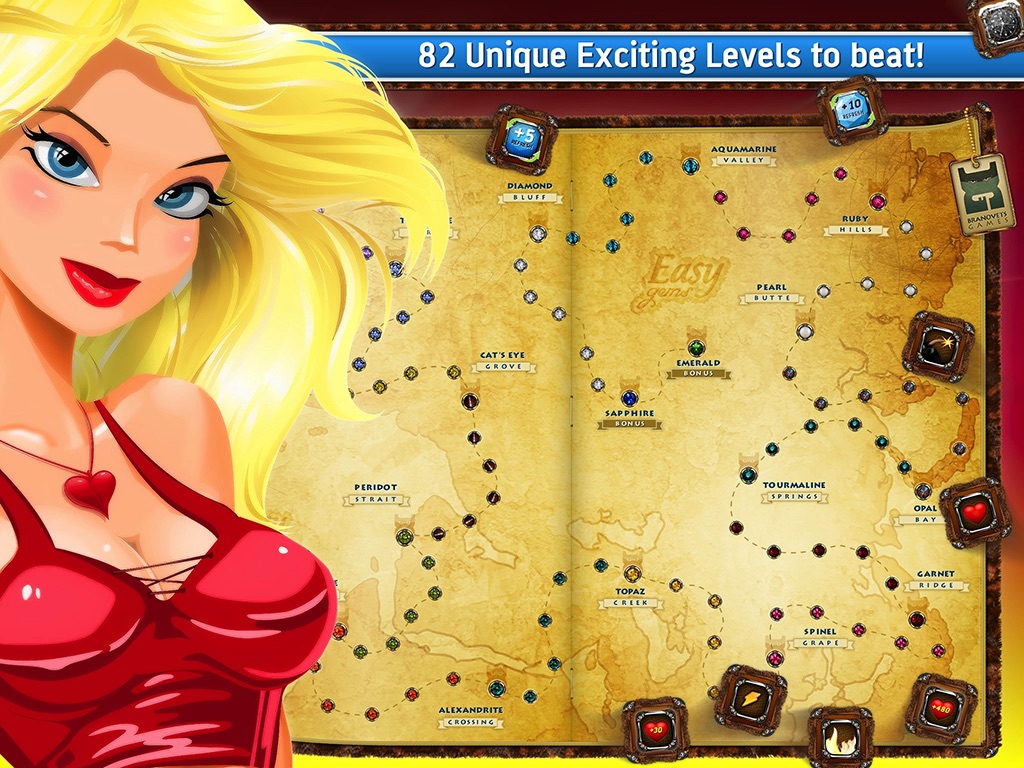 Easy Gems Free: Amazing Match 3 Puzzle screenshot 4