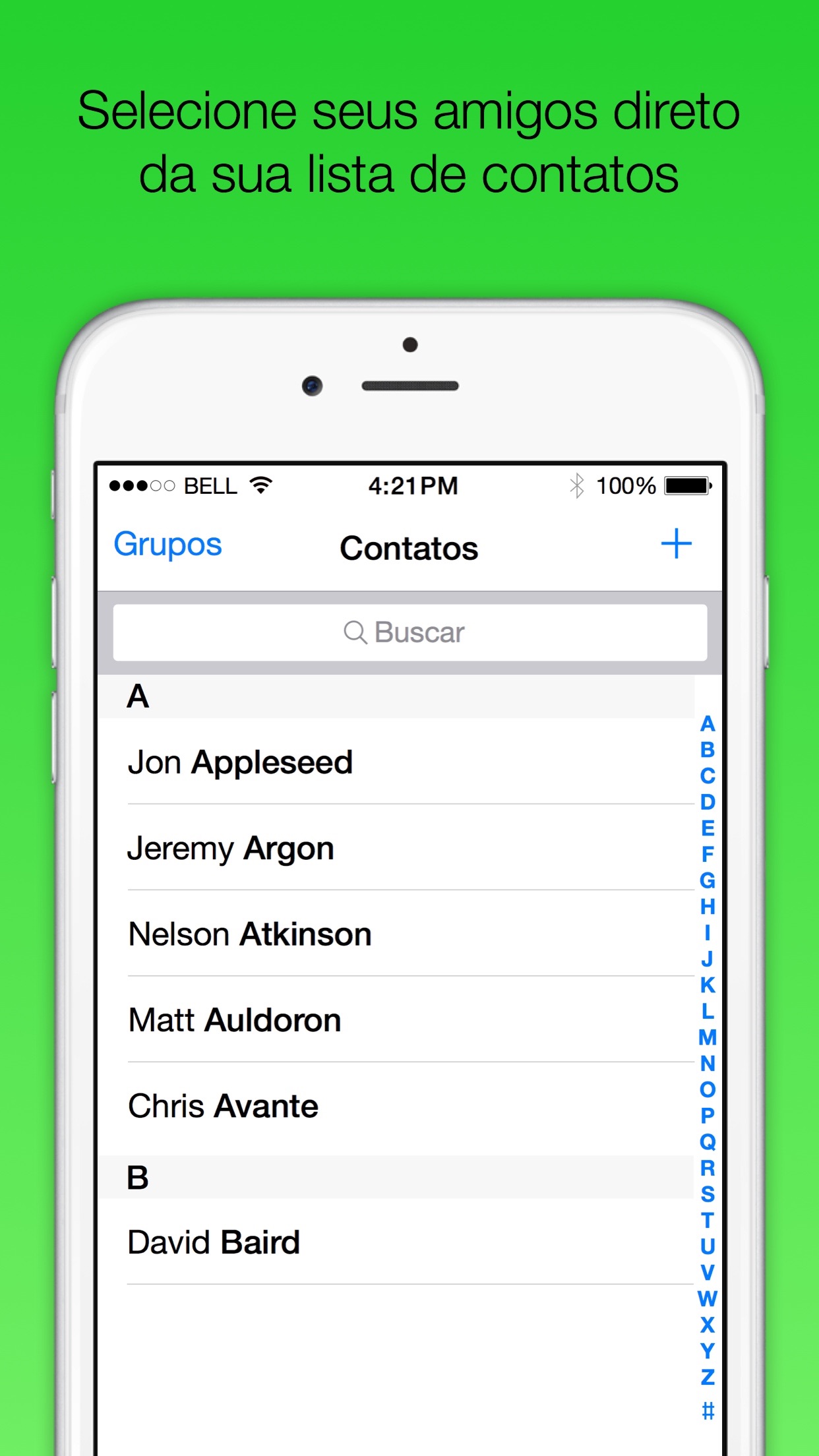 Screenshot do app Atalho para WA Plus - Widget para iniciar conversas com seus amigos