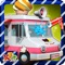 Clean up the messy and dirty ice cream trucks in this truck Wash Salon garage game