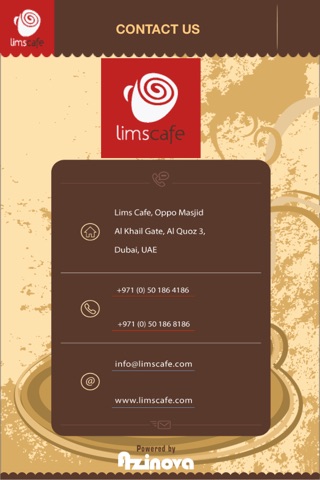 Lims Cafe screenshot 2