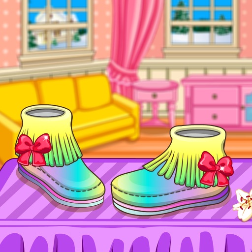 Design Fringe Boots Icon