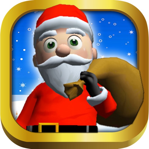 `` 3D Santa Christmas Night Run - Top Free Adventure Race Games icon