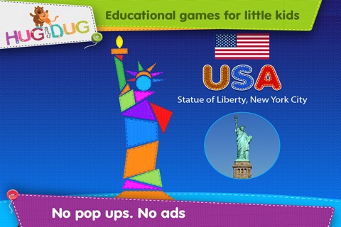 Shapes Baby World - HugDug children educational matching puzzles game full version. screenshot 3