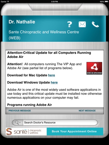 Sante Wellness Centre App HD screenshot 3