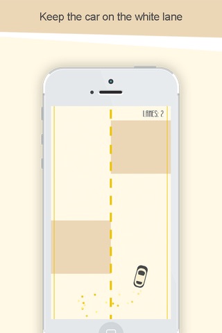 Lanes - Keep the car on the white lane screenshot 4