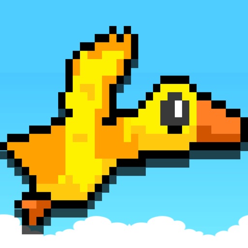 Duck Bird Flyer Game - don't hit the slide block icon