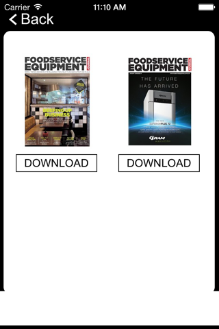 Food Service Equipment Journal screenshot 2