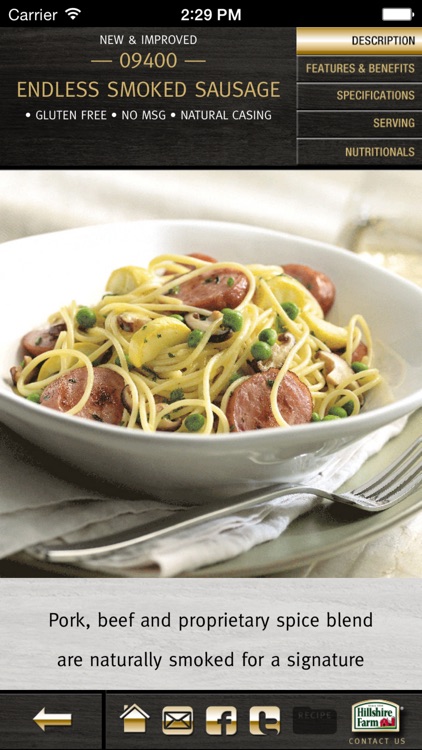 Hillshire Farm® American & Ethnic Sausage Menu Guide screenshot-4