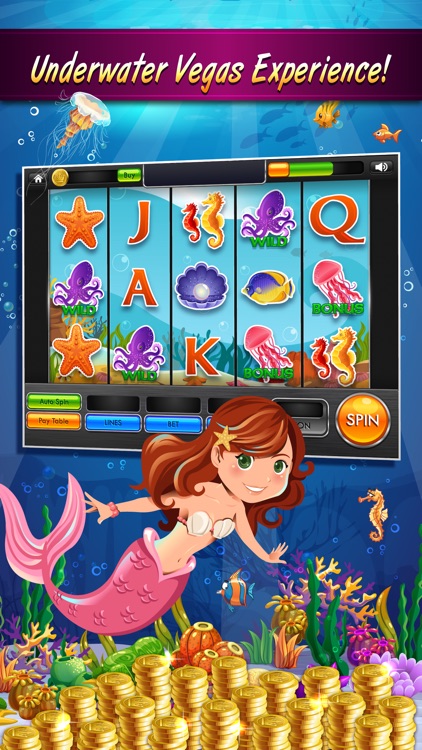 ' A Fish Hunter Treasure Slot Machine Free 5-Reels Themed Casino