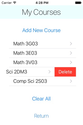 Course Calculator screenshot 4