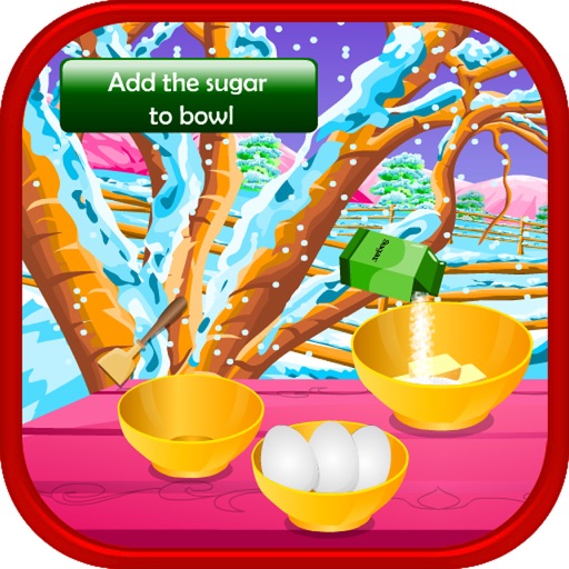 Christmas Sponge Cake Cooking iOS App