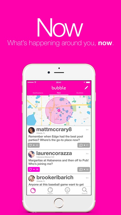 Bubble Social App