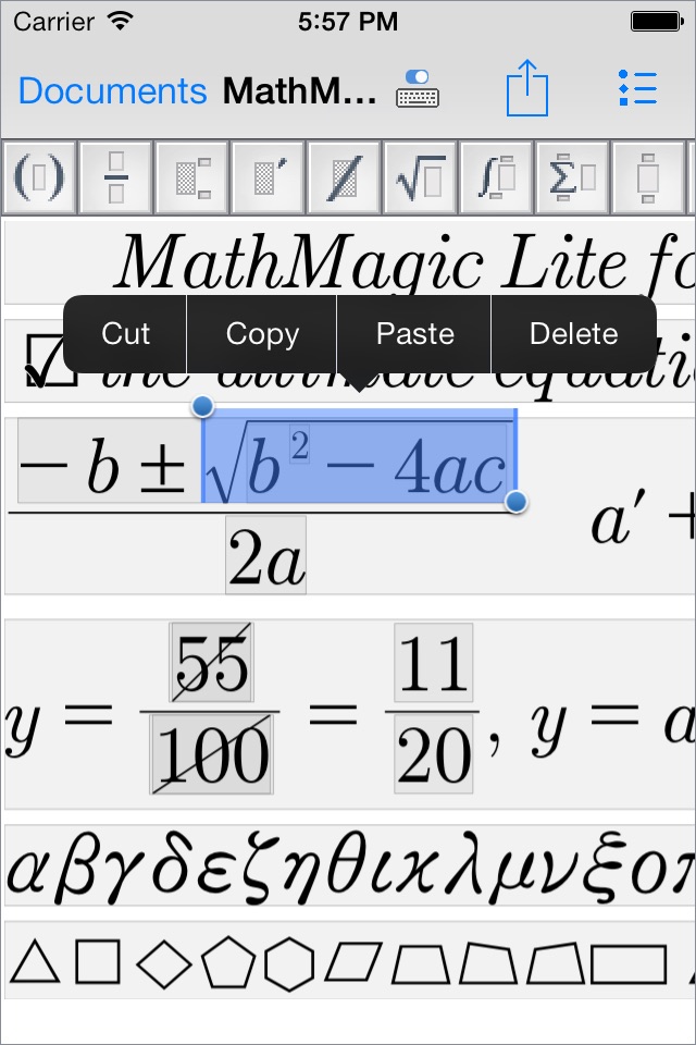 MathMagic Lite for iOS screenshot 2