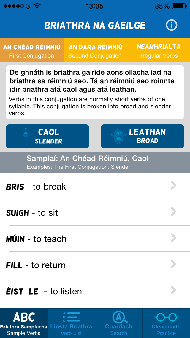 How to cancel & delete Briathra na Gaeilge from iphone & ipad 2