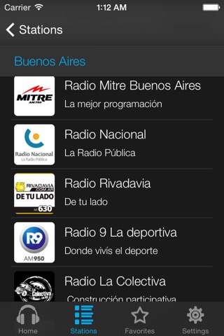 OpenRadio: Radio in USA - UK - Mexico - Argentina - Colombia - Ecuador screenshot 4