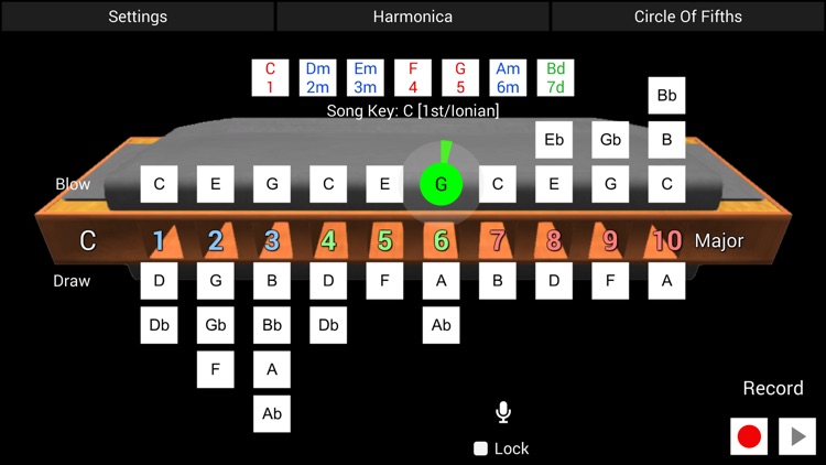 HarpNinja Diatonic Harmonica screenshot-3